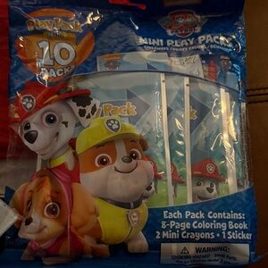 Paw Patrol Blue and Red Mini Play Pack